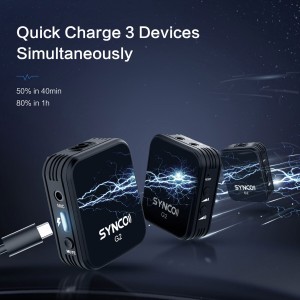 میکروفون یقه ای بی سیم سینکو مدل G2.A2